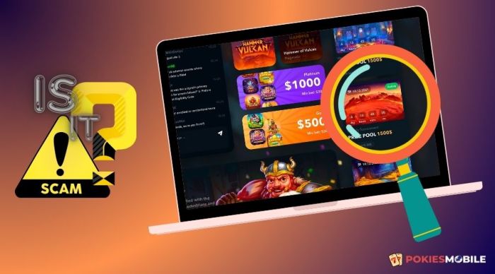 Characteristics of fraudulent online casino sites